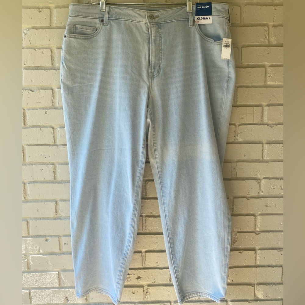 🏷️NWT Old Navy - High-Rise O.G. Straight Ankle. Secret Smooth Pockets